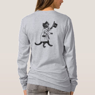 Camiseta Guay Top Hat Cat Vintage Art