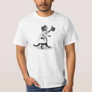 Camiseta Guay Top Hat Cat Vintage Art