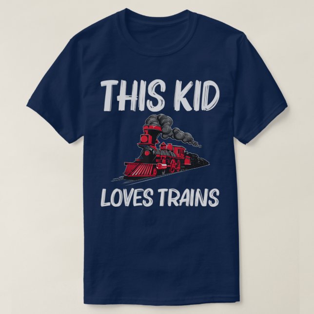 Camiseta Guay Train S Boys Ferrocarril Transporte público (Diseño del anverso)