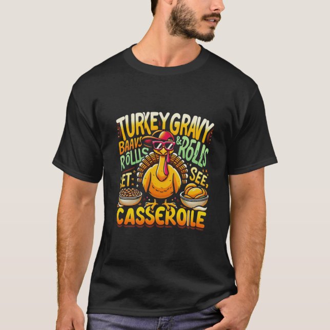 Camiseta Guay Turkey Vibes Funny Thankding Feing Design (Anverso)