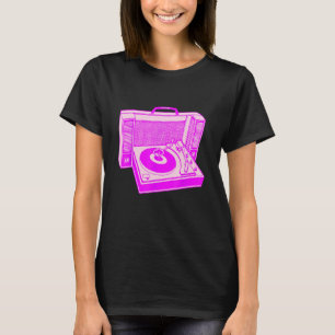 Camiseta Guay Turntable DJ Vinyl 80 Radio Music Vintage