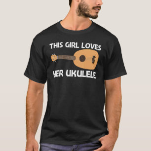 Camiseta Guay Ukulele Para Chicas Instrumento Musical Para