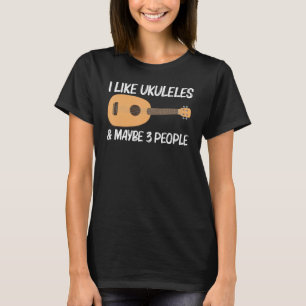 Camiseta Guay Ukulele Para Hombres Instrumento Musical Feme