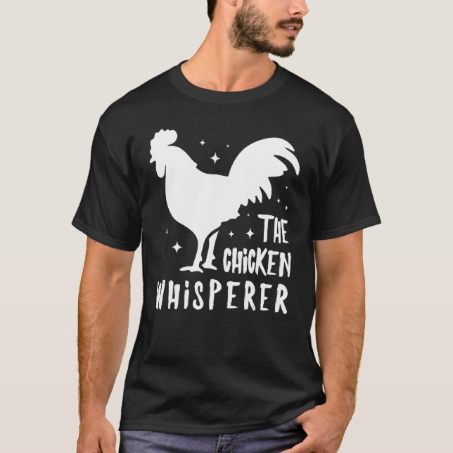 Camiseta Guay, un granjero que se divierte con el pollo (Anverso)
