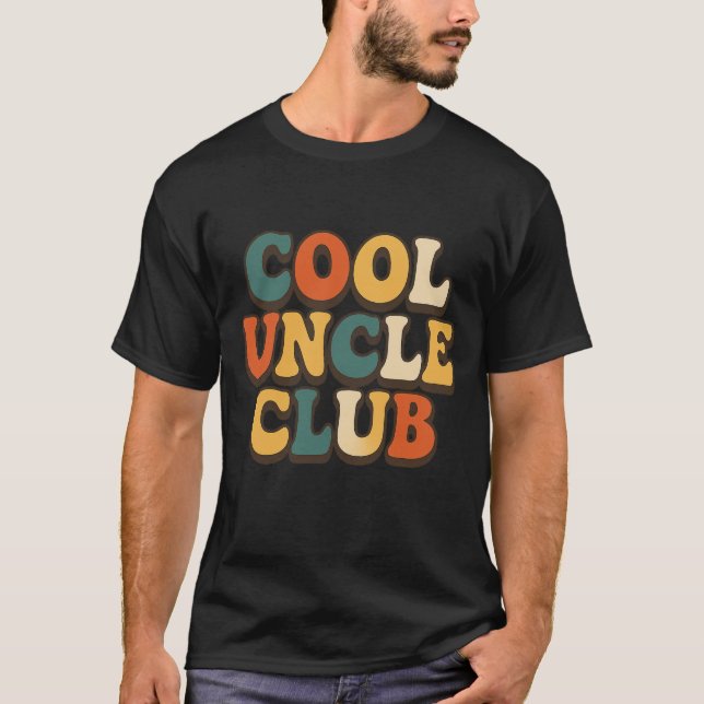 Camiseta Guay Uncle Club T-Shirt - Gráfico retro ondulado (Anverso)