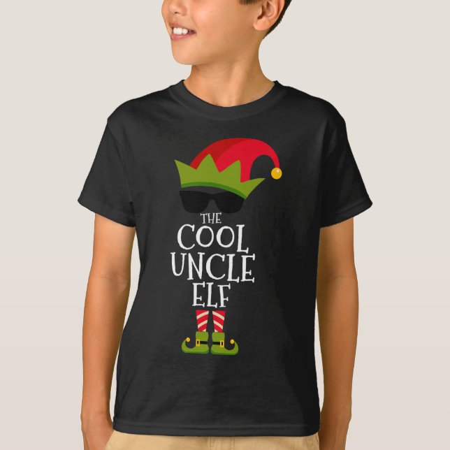 Camiseta Guay Uncle Elf Matching Family Group Gift (Anverso)