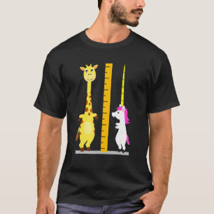 Camiseta Guay Unicorn Giraffe Measure Stick Animal