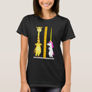 Camiseta Guay Unicorn Giraffe Measure Stick Animal