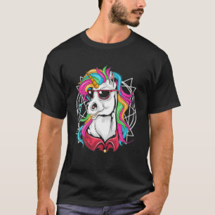 Camiseta Guay Unicornio Chill Colores de colores coloridos 