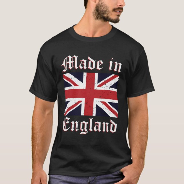 Camiseta Guay United Kingdom Flag Union Jack hecho en inglé (Anverso)