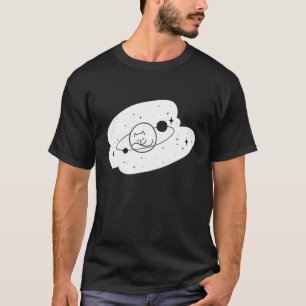 Camiseta Guay Universe Space Cat Ilustracion Gráficos Des