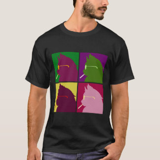 Camiseta Guay Urban Pop Art Retro Estilo Smooth Smooth Cat