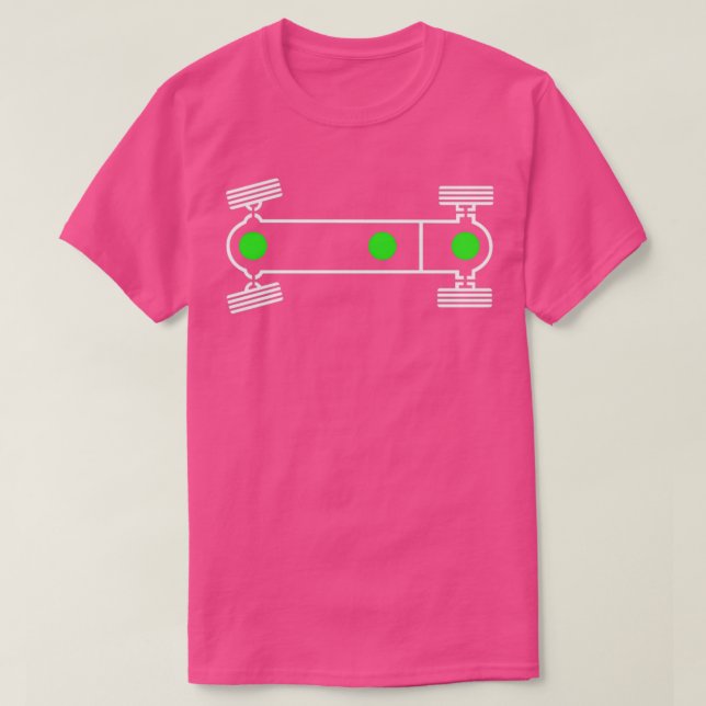 Camiseta Guay Vanagon T3 Syncro DiffLock Bulli ilustracion (Diseño del anverso)
