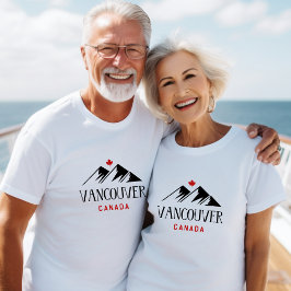 Camiseta Guay Vancouver Canada Mountains Maple Leaf