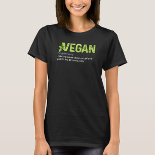 Camiseta Guay Vegan Definition Funny Vegan Life Love Vegeta