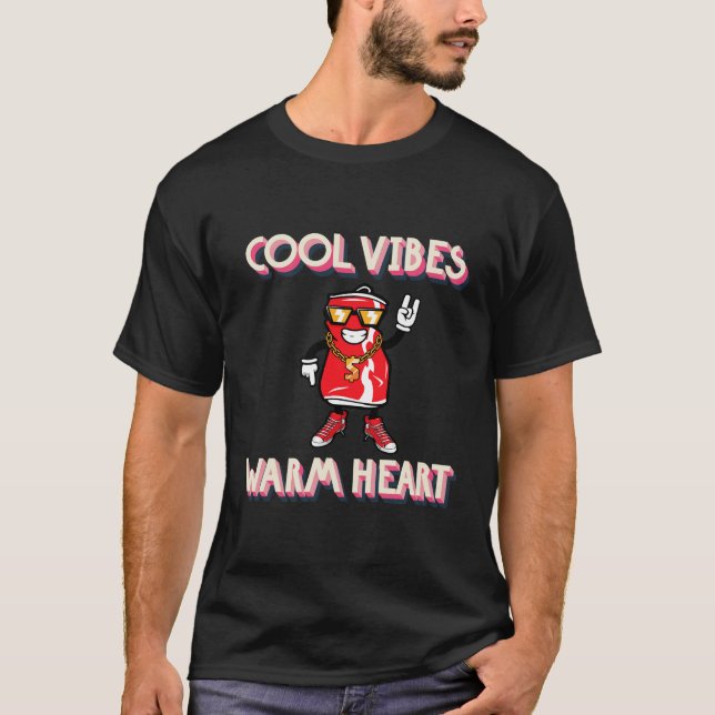 Camiseta Guay vibes el corazón cálido T-Shirt (Anverso)
