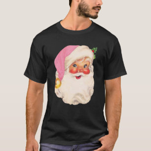 Camiseta Guay Vintage Christmas Santa Claus Face Xmas Gitts