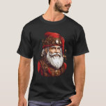 Camiseta Guay Vintage Christmas Steampunk Santa Claus Face<br><div class="desc">Sumérjase en el espíritu de las vacaciones con este exclusivo y moderno diseño de Navidad vintage con un rostro de Santa Claus inspirado en el vapor. Ideal para añadir un toque fresco y delicado a tu decoración festiva.</div>