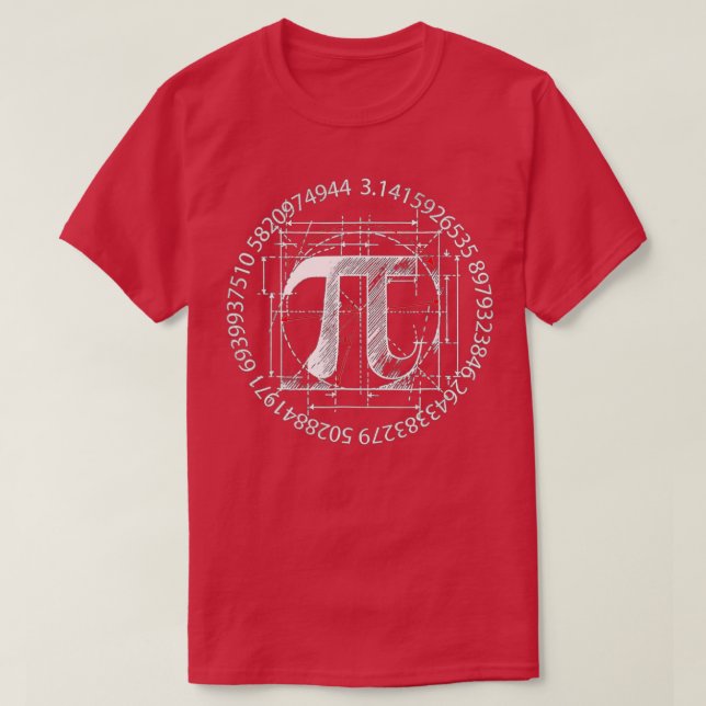 Camiseta Guay Vintage Retro Pi 3 (Diseño del anverso)