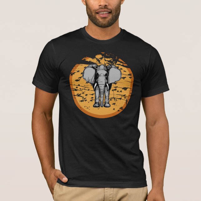 Camiseta Guay Vintage Sun y Elephant (Anverso)