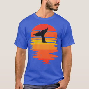 Camiseta Guay Vintage Whale Water Sunset Retro Sea