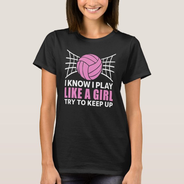 Camiseta Guay Voleibol Para Mujeres Chicas (Anverso)
