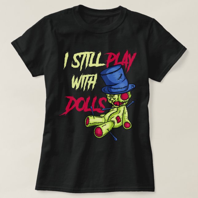 Camiseta Guay Voodoo Doll Gift Women Es Gracioso Que Sigo J (Diseño del anverso)