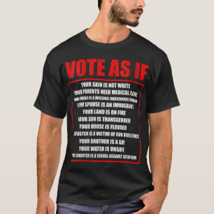 Camiseta Guay Vota Como Si Fueran Divertidas Elecciones Reg