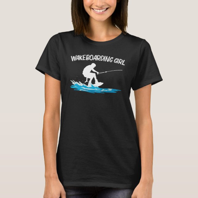 Camiseta Guay Wakeboard Para Chicas Kid Wakeboard Surfer W (Anverso)