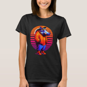 Camiseta Guay Warthog Moderno Estilo Urbano Sunset Retro Ar