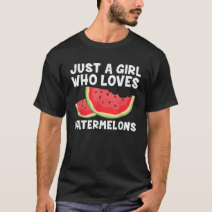 Camiseta Guay Watermelon Art Para Mujeres Chicas Juicy Melo