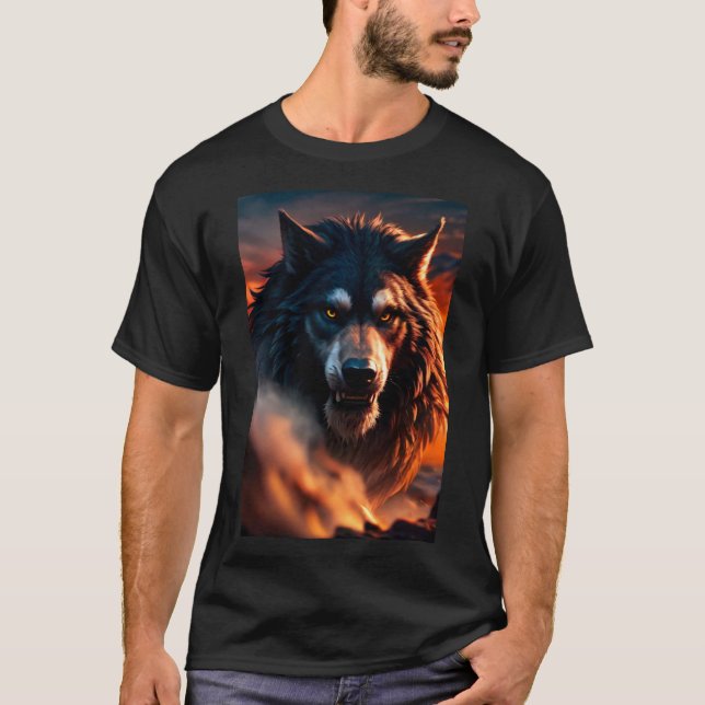 Camiseta Guay Werewolf Furry Therian Art (Anverso)