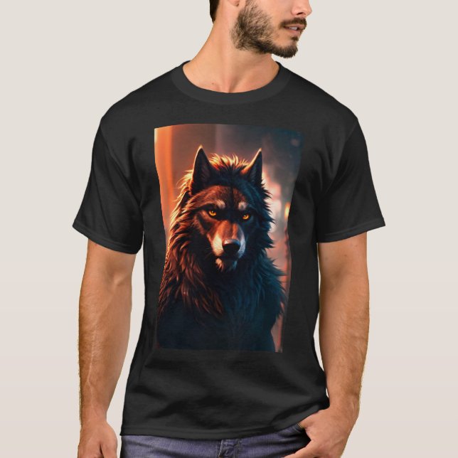 Camiseta Guay Werewolf Furry Therian Art (Anverso)
