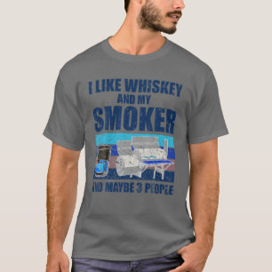 Camiseta Guay Whiskey Art Para Hombres Mujeres Fumando Carn