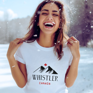 Camiseta Guay Whistler Canada Monta hojas de arce
