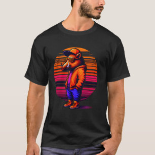 Camiseta Guay Wild Boar Moderno Estilo Urbano Sunset Retro