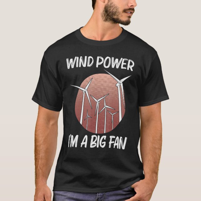 Camiseta Guay Wind Power For Men Women Wind Renewab (Anverso)