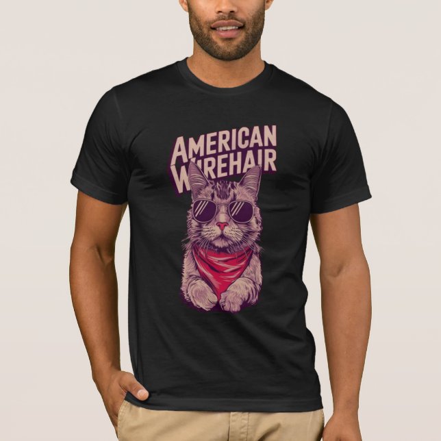 Camiseta Guay Wirehair Cat (Anverso)
