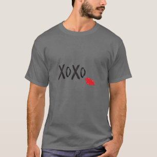 Camiseta Guay XoXo-Hugs-Kisses-Red-Lips