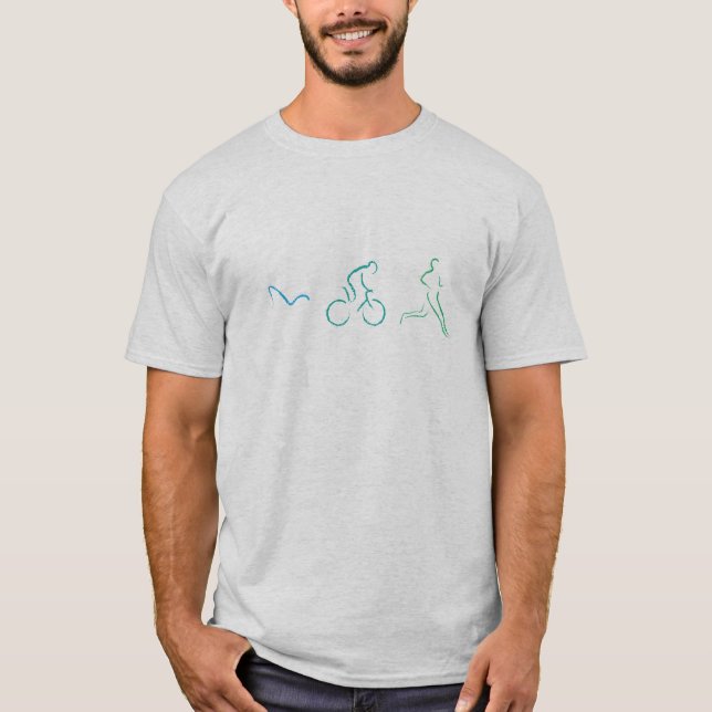 Camiseta Guay y diseño original para triatletas (Anverso)