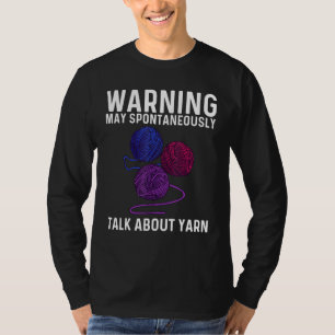 Camiseta Guay Yarn Para Hombres Crocheter Knit Knitt Cr