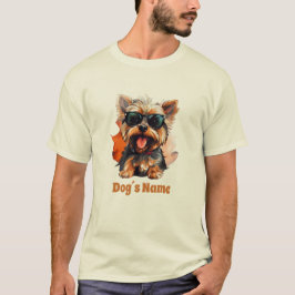 Camiseta Guay Yorkshire terrier con gafas de sol