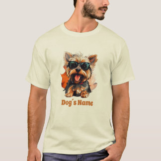 Camiseta Guay Yorkshire terrier con gafas de sol