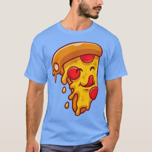 Camiseta Guay Yummy Pizza Slice Novedad Tees gráficos y Gua