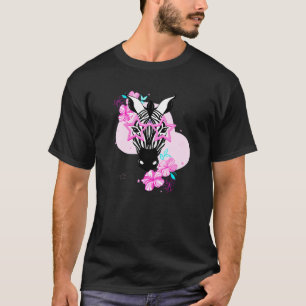 Camiseta Guay Zebra Fuuny Hipster Animales Zebra Corazón Ro