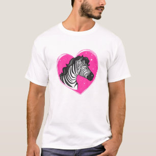 Camiseta Guay Zebra Fuuny Hipster Zebra Animales Lover Hear