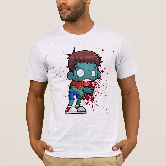 Camiseta Guay Zombie Dude con Sangre / Paint Splatter (Anverso)
