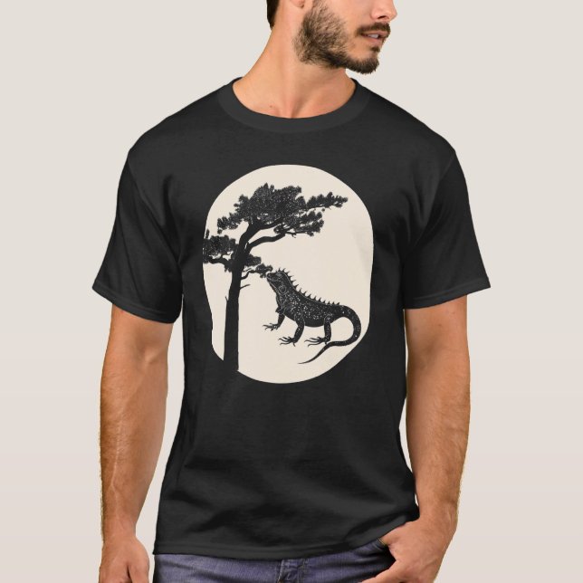 Camiseta Guayana de animales de la especie Lizard Reptile M (Anverso)