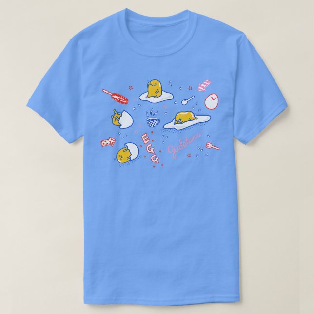 Camiseta Gudetama Doodle TShirt (Diseño del anverso)