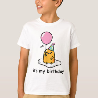 Camiseta Gudetama "Es Mi Cumpleaños"